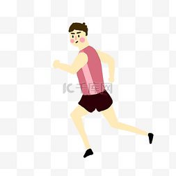 健身房运动卡图片_男生在跑步锻炼身体
