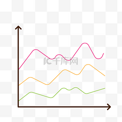 矢量简易节点折线坐标轴