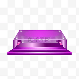 紫色质感舞台
