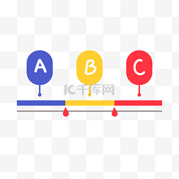 简约时尚风格竖向时间轴发展历程