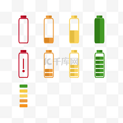 电池下载图片_不同的电池电量展示