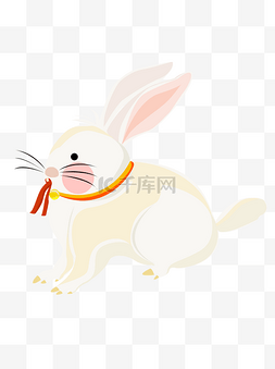 卡通可爱小兔子设计元素