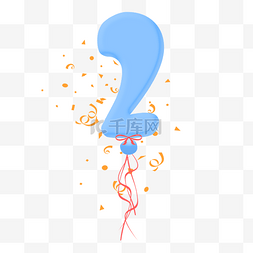 气球字体装饰图案免费下载