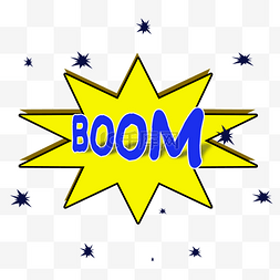 boom图案图片_蓝色boom字母