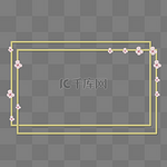 樱花边框png素材