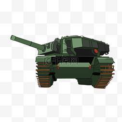 军事迷彩坦克 