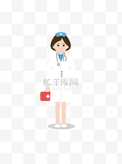 医生护士听诊器图片_人物之医生医院护士听诊器急救箱