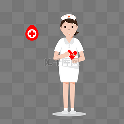 世界卫生日护士天使形象设计