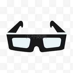 黑色创意个性3D眼镜