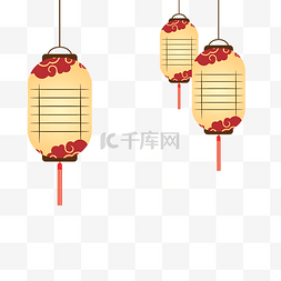 中秋节中国风灯笼
