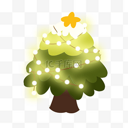装饰树树图片_卡通圣诞树PNG下载