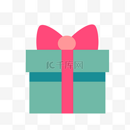 绿色礼物图片_绿色情人节礼物盒