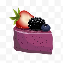卡通草莓点心图片_草莓蛋糕美味