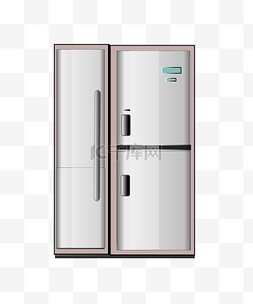 家用电器冰箱图片_手绘高档冰箱