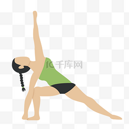 女人运动图片_运动瑜伽姿势矢量素材