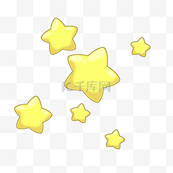 发光的星星矢量图图片_手绘发光的星星图