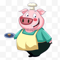粉色的猪猪图片_卡通小猪猪卡通动物可爱动物粉色