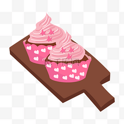 庆祝生日粉色蛋糕