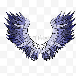 蓝紫色羽毛图片_蓝紫色翅膀