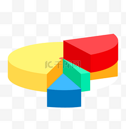 圆形数据分析图表图片_圆形数据分析插画