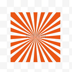 橙子树矢量图片_放射线条