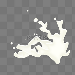 创意牛奶装饰插画