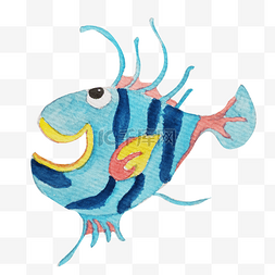 可爱的鱼儿图片_蓝色的鱼小鱼儿