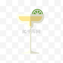 插柠檬的鸡尾酒