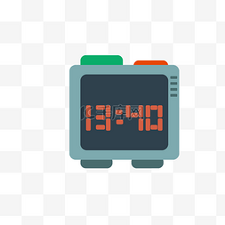 不带指针的时钟表图片_13点40定时器素材图