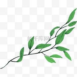 条图案图片_叶子竹枝树叶素材菜叶树木树条图