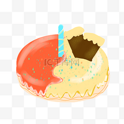 蛋糕图片_生日礼物蛋糕插画