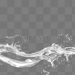 飞溅水波图片_动感水纹水浪元素