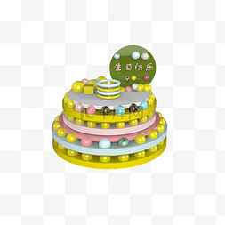 彩色糖果蛋糕图案