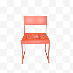 正方形立体简约椅子