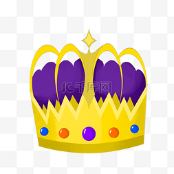 花纹边框皇冠边框图片_女王的紫色皇冠