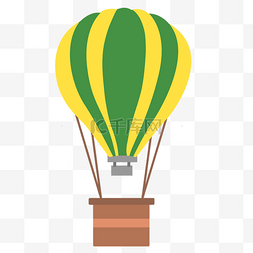 气球可爱卡通图片_彩色热气球设计图