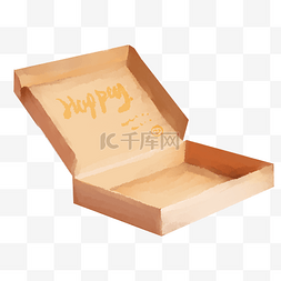 盒子设计矢量素材图片_卡通披萨纸盒子设计
