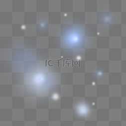 光晕特效图片图片_淡蓝色圆形光斑光效