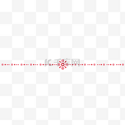 中国风分割图片_红色中国风货币分割线