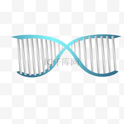 DNA遗传螺旋图插画