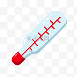 医疗健康针图片_医疗器械主题体温针卡通插画