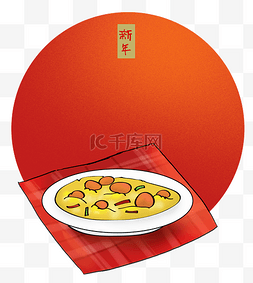 风鸡蛋图片_新年传统美食鸡蛋饼