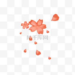 微风图片_掉落的樱花花瓣图