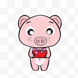 欢喜图片_卡通风格立体猪猪