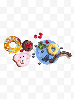 猪头图案图片_可爱猪头蛋糕甜品元素