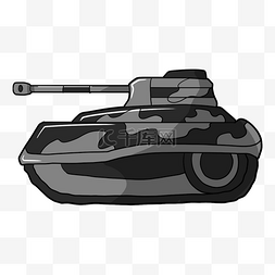 战斗坦克图片_黑色武器坦克