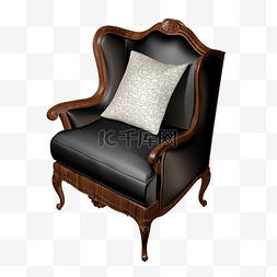 北欧沙发椅图片_古典欧式繁花沙发椅