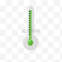 量器图片_矢量彩色温度测量器卡通