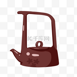 中国风茶壶 