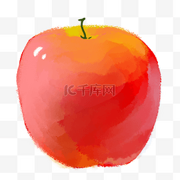 彩色苹果美食元素